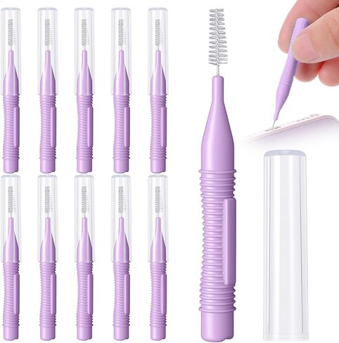 10 Pack Cell Phone Cleaning Kit, Nylon Brushes, Anti-Clogging Mini USB C Port Cleaning Tool Multifunctional Phone Speaker Cleaner for Speaker and Receiver Headphones Tablet Computer Camera in Kuwait