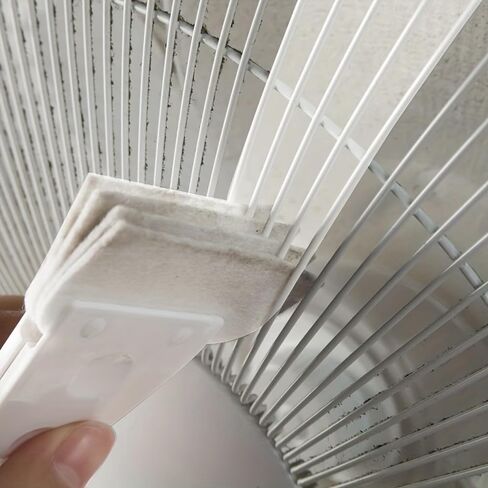 Multifunctional Gap Cleaning Brush - Microfiber Dust Cleaner for Electric Fan Grills, Keyboard, Window Tracks & Narrow Spaces, Reusable Household Cleaning Tool in Kuwait