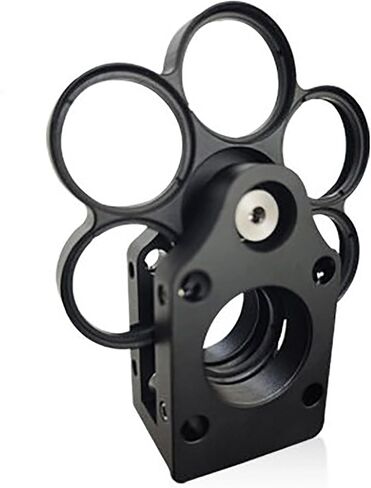 Filter Wheel for Telescope, 1 Inch Filter Wheel, Cage-Type Coaxial 6-Position Filter Wheel Holder, Threaded Interface, Planetary Moon Nebula Observation in Kuwait