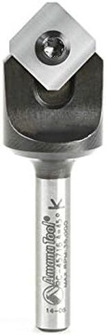 Amana Tool RC-45716 SC Insert V-Groove 90 Deg. Folding for Aluminum Composite Material (ACM) Panels Like Alucobond Dibond 0.090 Tip Cut Width 43/64 D x 1/4 Inch SHK Router Bit in Kuwait