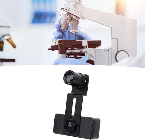 Fabater Microscope Lens Cellphone Adapter, 12.5X Microscope Smartphone Camera Adapter, Mobile Phone Holder, Connect Mobile Phone to Tube 23.2mm in Kuwait