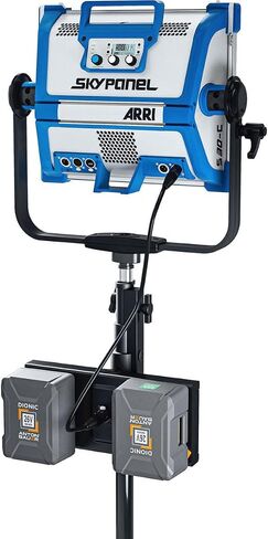 Anton Bauer 26V Gold Mount Plus Dual Mounting Plate for ARRI SkyPanel S-60C/-30C | Includes dual mounting plate, 4-pin XLR cable, light stand clamp and warranty for mounting, cabling and power in Kuwait