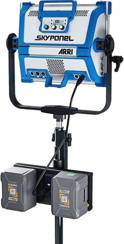 Anton Bauer 26V Gold Mount Plus Dual Mounting Plate for ARRI SkyPanel S-60C/-30C | Includes dual mounting plate, 4-pin XLR cable, light stand clamp and warranty for mounting, cabling and power in Kuwait