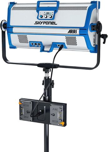 Anton Bauer 26V Gold Mount Plus Dual Mounting Plate for ARRI SkyPanel S-60C/-30C | Includes dual mounting plate, 4-pin XLR cable, light stand clamp and warranty for mounting, cabling and power in Kuwait