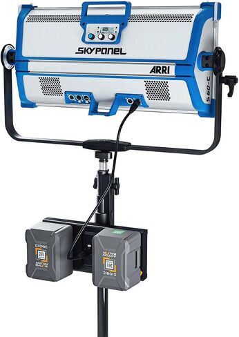 Anton Bauer 26V Gold Mount Plus Dual Mounting Plate for ARRI SkyPanel S-60C/-30C | Includes dual mounting plate, 4-pin XLR cable, light stand clamp and warranty for mounting, cabling and power in Kuwait