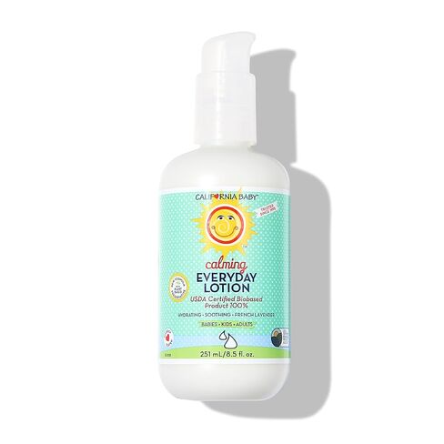 California Baby Calming Lotion | 100% Plant-Based Moisturizer | Lavender Baby Lotion | Face Moisturizer For Dry Skin | Hypoallergenic | 8.5 oz. in Kuwait