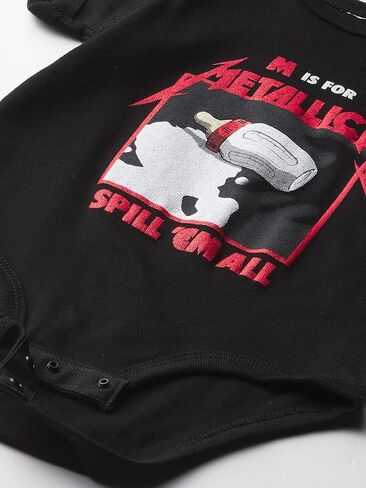 Metallica baby boys Metallica M for Kea Bodysuit and Toddler T Shirt Set, Black, 6 Months US in Kuwait