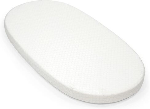 Stokke Sleepi Fitted Sheet V3, Flower Ecru - Compatible with Sleepi Bed V3 & Mattress V3 - Washable - 100% Fine Cotton Percale in Kuwait