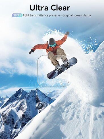 3Pcs,for GoPro MISSION 1 PRO/MISSION 1 Screen Protector,3-in-1 Screen & Lens Protective Film Kit,9H Tempered Glass Anti-Scratch Cover,Bubble-Free Installation,HD Clarity in Kuwait