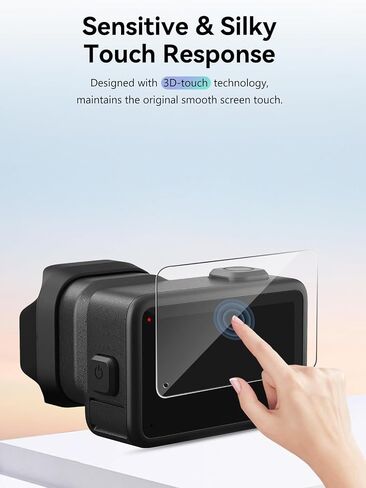 3Pcs,for GoPro MISSION 1 PRO/MISSION 1 Screen Protector,3-in-1 Screen & Lens Protective Film Kit,9H Tempered Glass Anti-Scratch Cover,Bubble-Free Installation,HD Clarity in Kuwait
