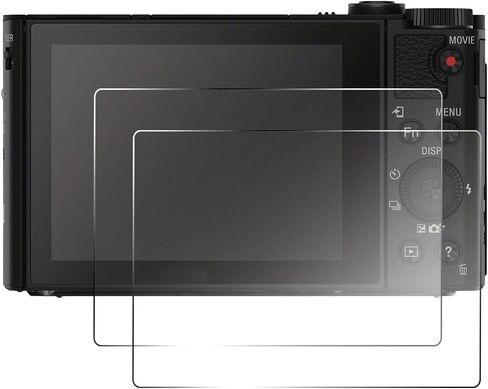2PCS Screen Protector Film Compatible with SONY HX90V HX90 WX500 Cameras, 9H Hardness Crystal Clear Tempered Glass Screen Protector Screen Film, Anti-scratch Anti-Fingerprint in Kuwait