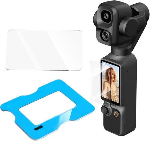 AR Anti-Glare Film Screen Protector for DJI Pocket 4 Pro Scratch-Resistant Shatter-proof Anti-Drop High Transparency AR Anti-reflective 9H Hardness Tempered Glass Protective Film Accessories (Standard Screen Film) in Kuwait