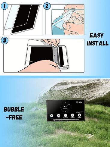 [2 Pack] for Sony XAV-AX6000 / XAV-AX4000 6.95" Hydrogel Film Screen Protector. Self-Healing Anti-Scratch Bubble Free Easy Installation. in Kuwait