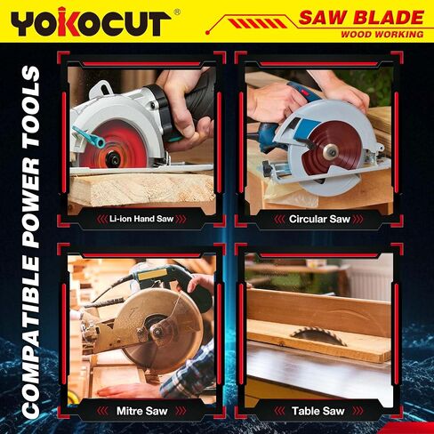 3 Inch Circular Saw Blade 24T (Tungsten Carbide Tooth) Compatible with 3 Inch Saws, Cutting for Wood, Plywood, OSB, Veneer, Plastic, 7/16" Arbor with 3/8" Bushings - 3 Pack in Kuwait