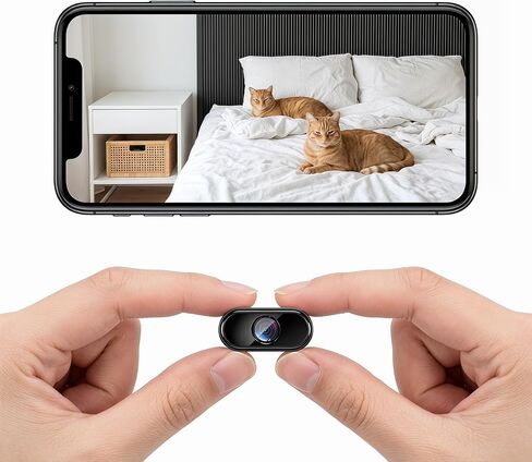 1080P Mini Hidden Camera Wireless, Indoor Security Camera with Motion Detection & Night Vision, App Control - Ideal Nanny Cam, Pet Monitor for Home Office in Kuwait