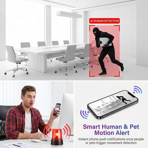 1080P Mini Hidden Camera Wireless, Indoor Security Camera with Motion Detection & Night Vision, App Control - Ideal Nanny Cam, Pet Monitor for Home Office in Kuwait