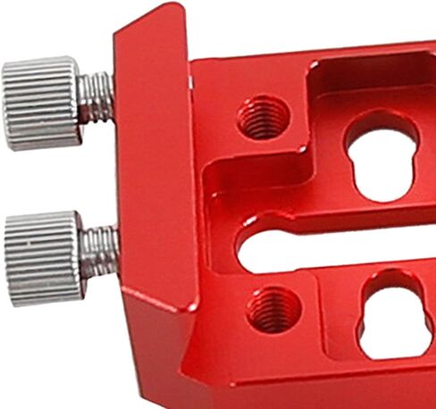 Vixen-Style Dovetail Mounting Plate, 55mm Red Metal, for Telescope OTA Guide Scope and Accessory Mounting in Kuwait