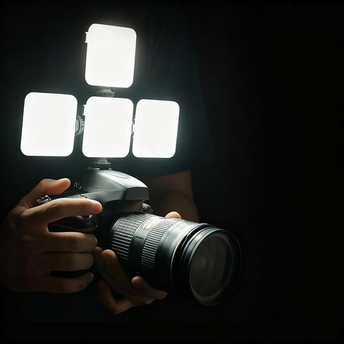Minimal Style Portable RGB LED Fill Light Soft Illumination for Content Creation in Kuwait