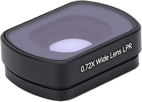 EBTOOLS Magnetic Wide Angle Lens, 0.72X Ultra Wide Angle Lens Compatible with 4 Camera, HD Optical Glass Aluminum Alloy Frame for Landscape Photography in Kuwait