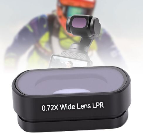 EBTOOLS Magnetic Wide Angle Lens, 0.72X Ultra Wide Angle Lens Compatible with 4 Camera, HD Optical Glass Aluminum Alloy Frame for Landscape Photography in Kuwait