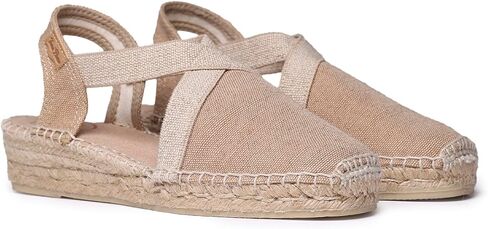 Toni Pons - VERDI-V - Women's flat vegan espadrilles in cotton fabric in Kuwait