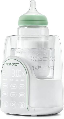 Momcozy NightPro Bottle Warmer for Baby Breast Milk with Night Light | Easy Night Feeding, BPA-Free Tritan, Fast & Even Heating with Nutrients Preserved, Newborn Breastfeeding Essentials for Mom in Kuwait