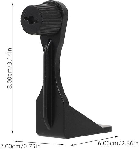 Black Abs Telescope and Binocular Tripod Adapter Mount Prevents Wobbling and Provides More Angle Options Compatible for Professionals and Beginners in Kuwait