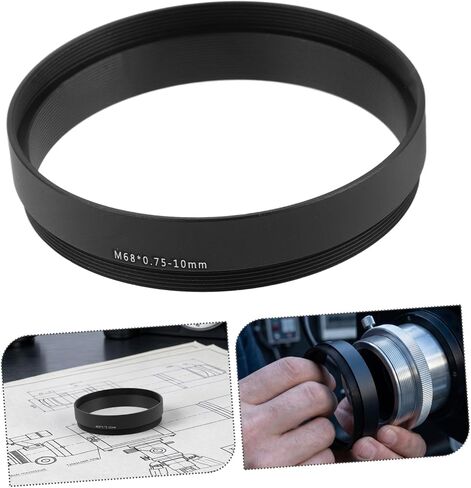 Threaded Extension Tube 10mm M68x0.75 Telescope Camera Adapter, Aluminum Alloy Astronomy Camera Ring for Precision Imaging and Versatile Compatibility with Telescopes, for Outdoor in Kuwait