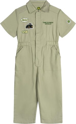 John Deere Boys Short Sleeve Mechanic Suit Coverall in Kuwait