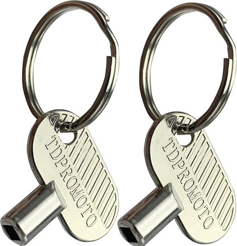 Sprinkler Controller Door Key Sprinkler Timer Lock Key for Orbit and Hydro-Rain, Metal (2pack) in Kuwait