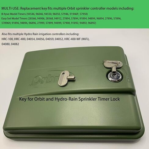 Sprinkler Controller Door Key Sprinkler Timer Lock Key for Orbit and Hydro-Rain, Metal (2pack) in Kuwait