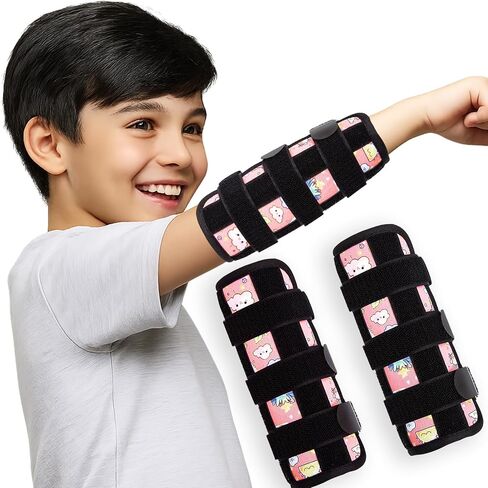 2 Pcs Thumb Sucking Deterrent, Dinosaur Elbow Thumb Guard for Thumb Sucking, Nail Biting Treatment for Kids Prevention Anti Nose Picking for Boys Girls Finger Sucking Prevention in Kuwait