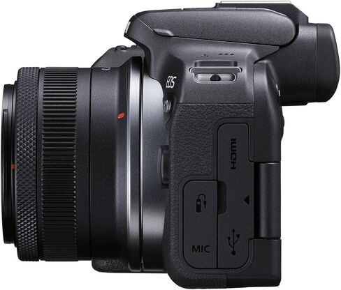Canon EOS R10 Mirrorless Camera with RF-S 18-45mm f/4.5-6.3 is STM Lens + 128 GB Memory + Extra Battery + Camera Case + Tripod + More (29pc Bundle) in Kuwait