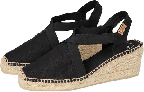 Toni Pons TER Black Linen EU 37 (US Women's 6.5-7) M in Kuwait