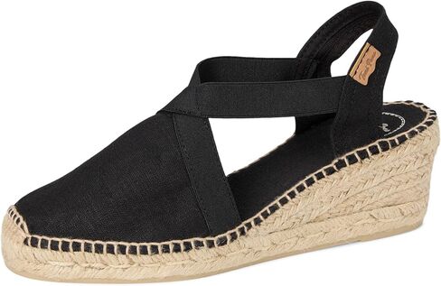 Toni Pons TER Black Linen EU 37 (US Women's 6.5-7) M in Kuwait
