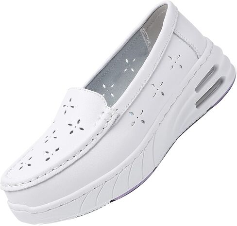 Beita Women's Nurse Shoes Slip On Women's Loafer Shoes Anti Slip Healthcare Work Shoes Lightweight in Kuwait