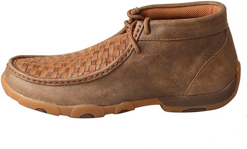 Twisted X Women's Chukka Driving Moc, Moc Toe, Bomber & Checkered Vamp, 8.5 M in Kuwait