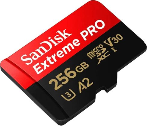 SanDisk Extreme Pro Micro SDXC UHS-I U3 A2 V30 Memory Card (256GB) in Kuwait