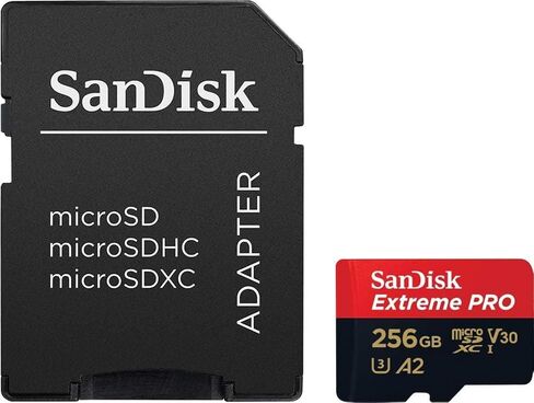 SanDisk Extreme Pro Micro SDXC UHS-I U3 A2 V30 Memory Card (256GB) in Kuwait