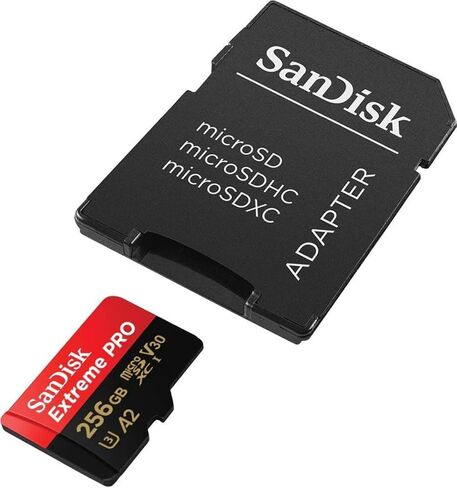 SanDisk Extreme Pro Micro SDXC UHS-I U3 A2 V30 Memory Card (256GB) in Kuwait