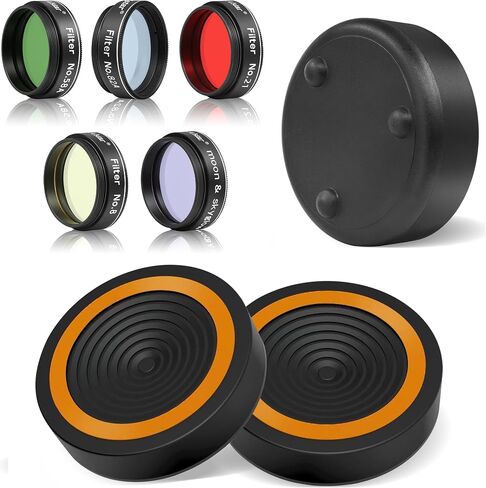 Alstar 5Pcs 1.25" Telescope Filters Kit - Bundle with - Anti-Vibration Pads for Telescopes in Kuwait