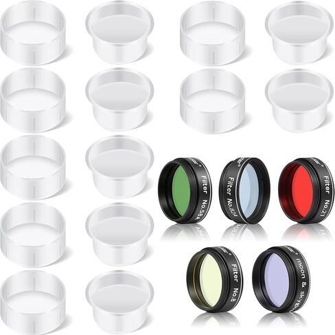 Alstar 5Pcs 1.25" Telescope Filters Kit - Bundle with - 7 Pair Dust Caps Set in Kuwait