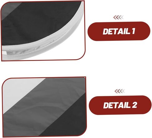 DOITOOL Softbox Diffuser Fabric Replacement, 12in Foldable Speedlight Diffuser with Gray White Black Reference Board for Photography Lighting Studio Use in Kuwait