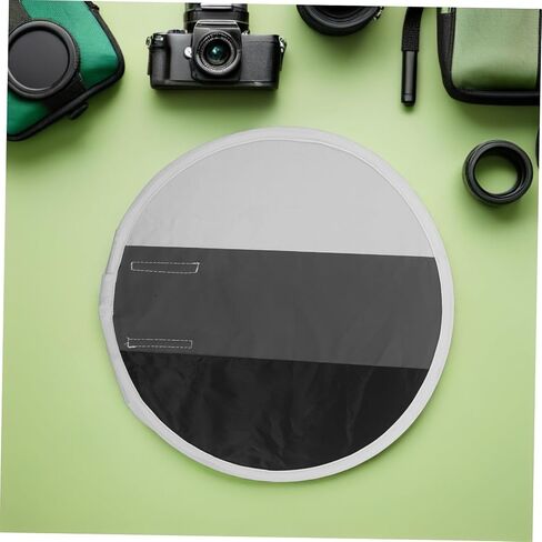 DOITOOL Softbox Diffuser Fabric Replacement, 12in Foldable Speedlight Diffuser with Gray White Black Reference Board for Photography Lighting Studio Use in Kuwait
