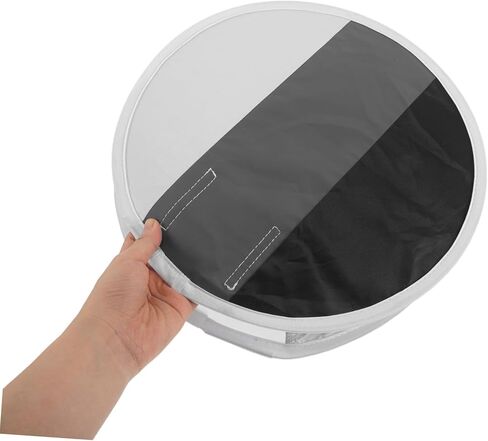 MERRYHAPY Light Softbox Cover and Speedlight Softbox Diffuser 12in Round Flash Diffuser for Photography Portrait Lighting with Gray White Black Reflector Panel in Kuwait