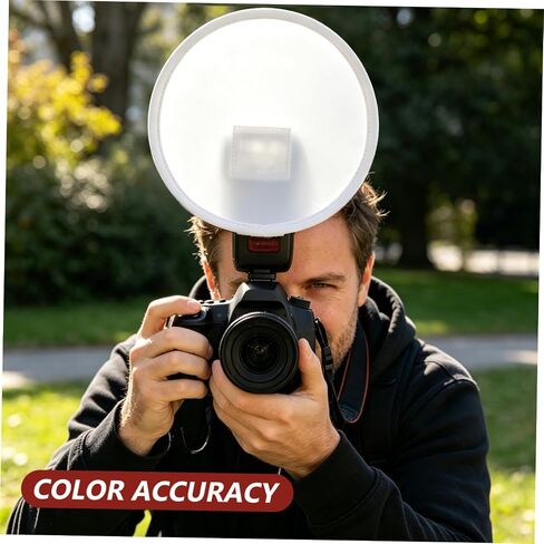 ULTECHNOVO Softbox Diffuser 12in Photography Light Modifier with Grey White Black Covers for Speedlight On-Camera Flash Outdoor Studio Lighting in Kuwait