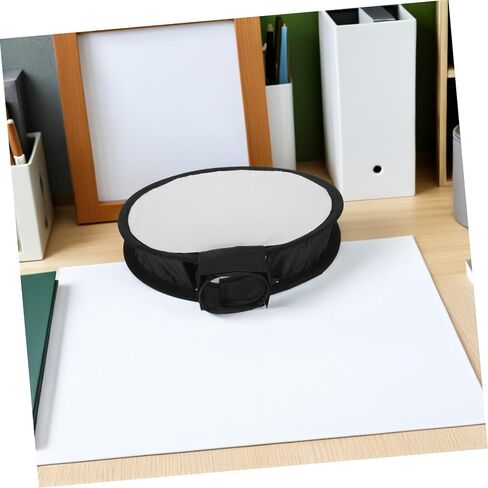 Mikikit Camera Flash Softbox Diffuser Round Foldable 30cm Black and White Cover for Photography Portraits and Studio Lighting in Kuwait
