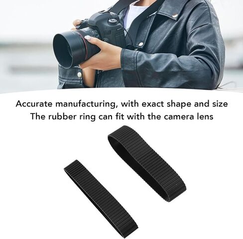KIMISS Zoom and Focus Grip Rubber Set Camera Lens for Accurate and Easy Installation EF 24 105mm F4 L is USM Lens in Kuwait