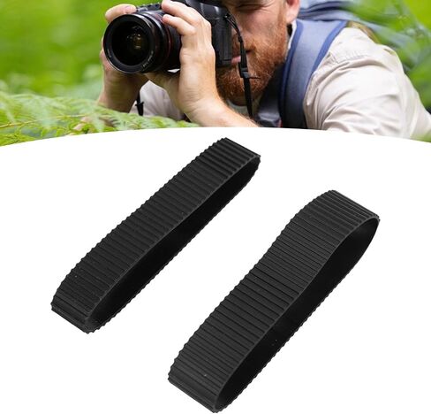 KIMISS Zoom and Focus Grip Rubber Set Camera Lens for Accurate and Easy Installation EF 24 105mm F4 L is USM Lens in Kuwait