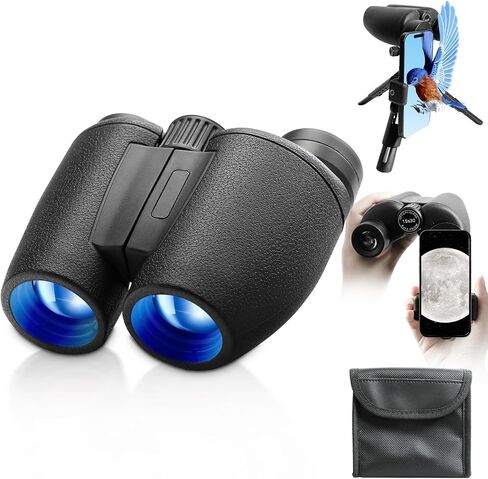 8x30 Binoculars for Adults, High Power Compact Binocular for Travel Hiking Concert Ship Cruise Hunting Bird Watching, Khaki Waterproof Binocular for Kid in Kuwait